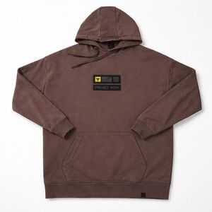 Under Armour Project Rock Brown Hooded Performance Sweatshirt
